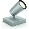 Philips myLiving Paisley tak-/veggspotlight, overflatespotlight, GU10, 1 pære(r), LED, 220-240 V, aluminium