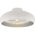 Eglo Mogano, 1 ampuller, E27, IP20, Sølv, Hvit