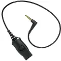 Poly MO300-iPhone & Blackberry - Hodetelefonkabel - 4-polsminijakk hann til Quick Disconnect hann