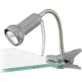 Eglo FABIO - Skrivebordslampe - 1 sokkel - klemmemonterbar - E14 - sølv