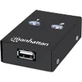 Manhattan 162005, USB 2.0, USB Type-B, 480 Mbit/s, hvit, akrylonitrilbutadienstyren, 1,5 m, FCC CE RoHS WEEE
