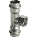Viega Sanpress Inox Tee 28mm x 1/2" x 28mm stainless steel