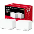 Mercusys HALO H70X (2-PACK), Hvit, Innvendig lys, Mesh system, 350 m², Dobbelbånd (2.4 GHz / 5 GHz), Wi-Fi 6 (802.11ax)