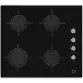 Beko Hilg64120s Gasskomfyr 60 Cm 4 Brennere