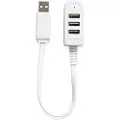 Teknikproffset Handy Hub USB-hub - 3 porter - Hvit