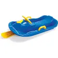 Dantoy Bobslæde med rat 94 cm til børn, Blå