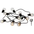Sirius Lucas Solar Startsæt - Klar/Sort - 10 LED