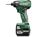 HiKOKI WH18DDWPZ, Slagtrekker, Pistolhåndtak, 1/4, Sort, Grønn, Børsteløs, 3200 RPM