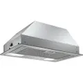 Bosch Serie | 2 DLN53AA70 - Panser - hvelv - Nisje - bredde: 49.3 cm - dybde: 25.7 cm - uttrekking og resirkulering - med intern motor - antrasitt
