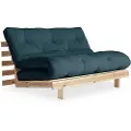 Karup DesignSovesofa Roots 140 Rå BaseBlåSovesofaerFra Homeroom