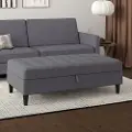 Dorel Home Dorel HomeOttoman med oppbevaring PresleyGråFotskamler & pufferFra Homeroom