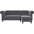 Dorel Home Dorel HomeSjeselong Sovesofa FelixGråSovesofaerFra Homeroom