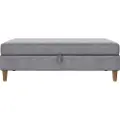 Dorel Home Dorel HomeOttoman med oppbevaring LillyGråFotskamler & pufferFra Homeroom