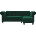 Dorel Home Dorel HomeSjeselong Sovesofa FelixGrønnSovesofaerFra Homeroom