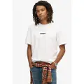 Superdry Micro Logo Graphic Loose Kortarmet T-skjorte