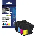 Freecolor BR1100-INK4-FRC, 4 stykker, Multipakke
