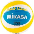 MIKASA Beachvolleyball Mikasa Beach Classic hvit-gul-blå BV543C-VXB-YSB - 5