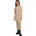 Urban Classics Knitted Eco Viscose Turtleneck Ermeløs Midikjole