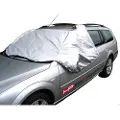 HP Autozubehör Rudeafdækning Beskyttelse af front- og sideruder , Tyverisikring (B x H) 285 cm x 97 cm Personbil, Autocamper, Van , SUV Sølv