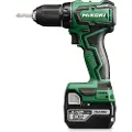 HiKOKI DS18DDWPZ, Elektrisk skrutrekker, Pistolhåndtak, 1/2, Sort, Grønn, Børsteløs, 1700 RPM