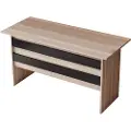 Skye Decor HomitisSkrivebord Vario A - Eik, svartNaturSkrivebordFra Homeroom