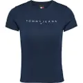 Tommy Hilfiger Linear Kortarmet T-skjorte