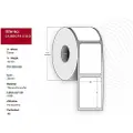 Capture - Polyester - permanet adhesiv - hvit - 70 x 32 mm 25200 etikett(er) (12 rull(er) x 2100) boks - merkelapper