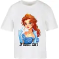 Miss Tee Don´t Care Handsign Kortarmet T-skjorte