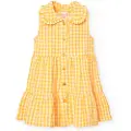 Boboli Poplin Check Kjole