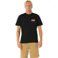 Rip Curl Surf Revival Stacked T-skjorte svart