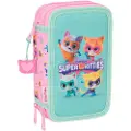 Safta Triple Filled Superkitties Pennal 37 Stykker