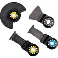 Metabo - Flerverktøysbladsett - for tre, laminat, parkett, furniture board - 4 deler - Starlock