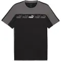 Puma Around The Block Tee Men, Clothing, Cool Dark Gray, L