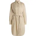 Hugo Boss for woman. 50540368 Delegant beige dress (XS), Casual, Cotton, Long sleeve