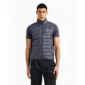 EA7 for man. 8NPQ06_PNGPZ Foldable waistcoat Core Identity grey (M), Casual, Polyamide