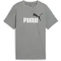 Puma Essentials Colour No.1 Logo Tee Youth, Clothing, Medium Gray Heather, 7-8Y