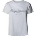 Pepe Jeans for woman. PL506014 Ryleigh T-shirt white (XS), Casual, Short sleeve, Organic Cotton, Sustainable