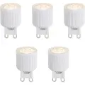 LUEDD Sett med 5 G9 24 mm 3-trinns dimbare LED-pærer 3W 300 lm 2700K