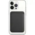 24hShop Kortholder med MagSafe - Svart PU-skinn for iPhone 12/13/14-serien