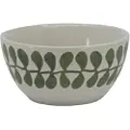 Tina Bowl vegetable Skåle set/ 4 stk 10cm Ø - Stengods - Vit/ Grön
