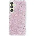 Mtp Products Samsung Galaxy S24 Glitter Flakes TPU-deksel - Rosa
