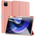 DUX Domo Xiaomi Pad 6/Pad 6 Pro Tri-Fold Smart Folio-etui - Rosa