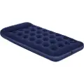 Bestway 67224 Twin Easy Inflate Flocked 188x99x28 Cm Enkel Luftmadrass Med Innebygd Pumpe