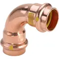 Viega Profipress G bøjning 90Gr. 22 mm af kobber, SC-Contur muffe/muffe