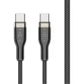 FIXED METAL series 100W - USB-C <-> USB-C - 2m - Svart