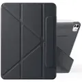 24hShop Kunstlærveske med stativ og magneter for iPad Pro 11 2024 - Svart