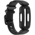 24hShop Silikonarmbånd til Fitbit Ace 3 - Svart