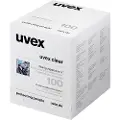 Uvex brille-renseservietter - Silikonefri til alle glas, pakket enkeltvis, æske med 100stk