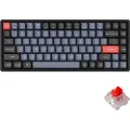 Keychron K2 Pro QMK/VIA RGB Hot Swap - Pro Red - Gamingtastatur - Uten numpad - Nordisk - Svart