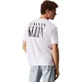 Calvin Klein Jeans Serif Font Graphic Kortarmet T-skjorte